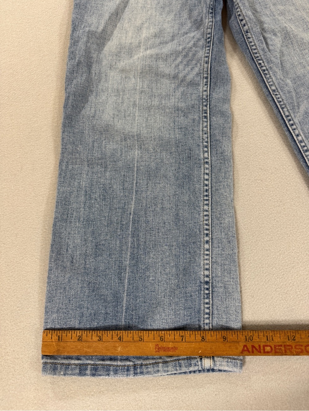 Free People Cropped Wide Leg Jeans Light Wash High Rise Button Fly Women’s 26 - Picture 8 of 12